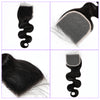 LeShine 4x4inch Closure Hair Body Wave Closure with 3 Bundles Hair Weave Virgin Human Hair