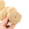 Brazilian Blonde Hair 3 Bundles 613 Remy Body Wave Virgin Hair Weave